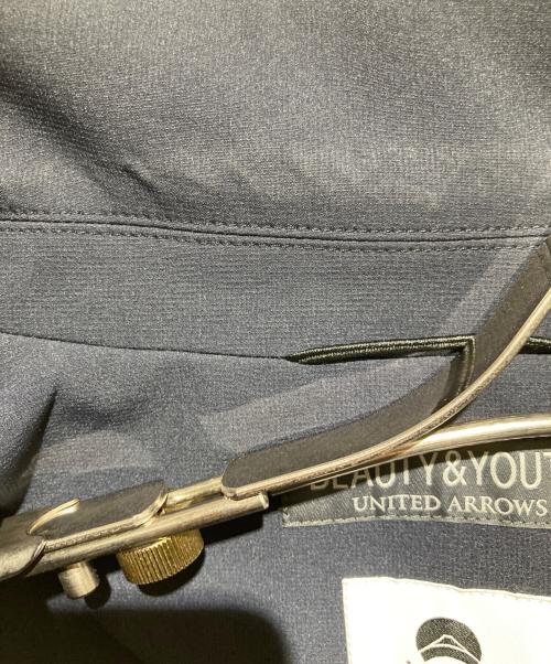 BEAUTY&YOUTH（ビューティーアンドユース）BEAUTY&YOUTH (ビューティーアンドユース) 小松マテーレ ウラケ リラックス ジャケット ネイビー サイズ:Lの古着・服飾アイテム