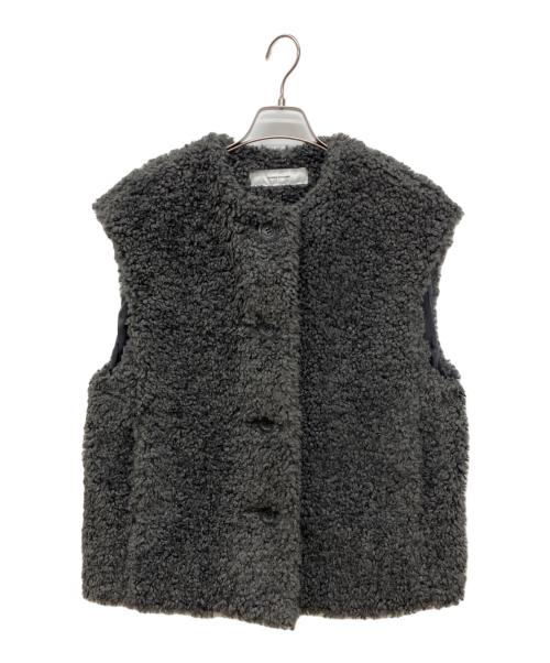 JOURNAL STANDARD（ジャーナルスタンダード）JOURNAL STANDARD (ジャーナルスタンダード) Sheep Like Fur クルーネックベスト グレー サイズ:Freeの古着・服飾アイテム