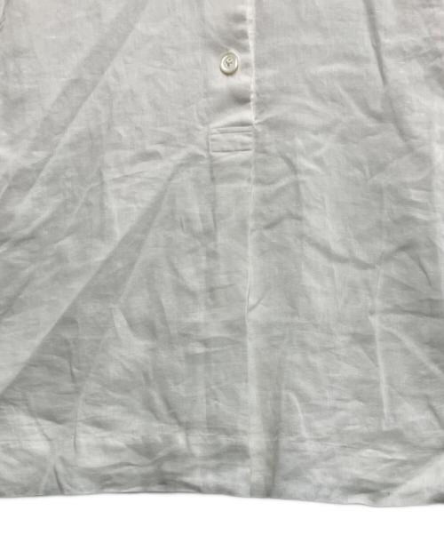 MARGARET HOWELL（マーガレットハウエル）MARGARET HOWELL (マーガレットハウエル) SOFT LINENプルオンブラウス ホワイト サイズ:FREEの古着・服飾アイテム