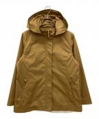 Aquascutumアクアスキュータム）の古着「グロッシーツイル フーテッドパーカー　ジップアップジャケット」｜ブラウン