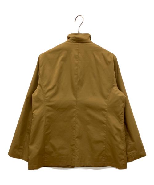 Aquascutum（アクアスキュータム）Aquascutum (アクアスキュータム) グロッシーツイル フーテッドパーカー　ジップアップジャケット ブラウン サイズ:10の古着・服飾アイテム