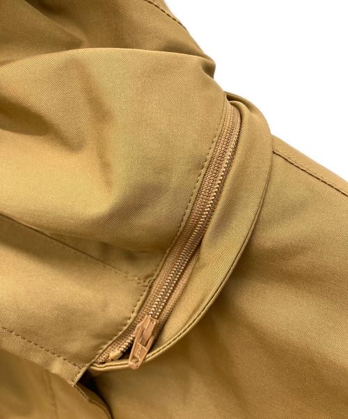 Aquascutum（アクアスキュータム）Aquascutum (アクアスキュータム) グロッシーツイル フーテッドパーカー　ジップアップジャケット ブラウン サイズ:10の古着・服飾アイテム