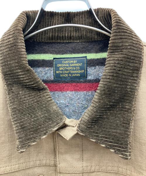 O.G.BROS.（オージーブロス）O.G.BROS. (オージーブロス) Duck Jacket with Lining　ダックジャケット ブラウン サイズ:40の古着・服飾アイテム