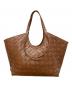 CHARLES & KEITH (チャールズアンドキース) イヴェット ウーブントートバッグ ブラウン：5000円