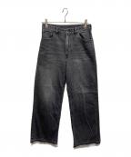 Spick and Spanスピック＆スパン）の古着「5 1/2 LOOSE-STRAIGHT」｜グレー