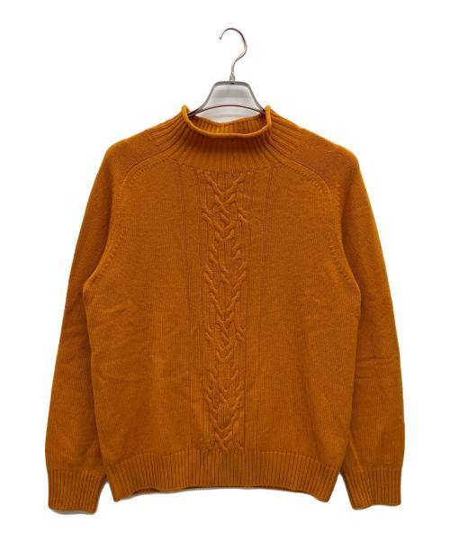 LORO PIANA（ロロピアーナ）LORO PIANA (ロロピアーナ) ハイネックカシミヤニット オレンジ サイズ:48の古着・服飾アイテム