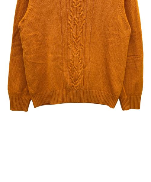 LORO PIANA（ロロピアーナ）LORO PIANA (ロロピアーナ) ハイネックカシミヤニット オレンジ サイズ:48の古着・服飾アイテム