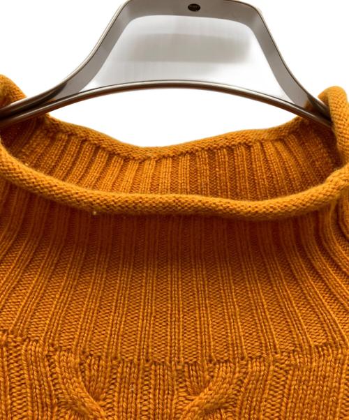 LORO PIANA（ロロピアーナ）LORO PIANA (ロロピアーナ) ハイネックカシミヤニット オレンジ サイズ:48の古着・服飾アイテム