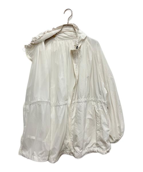 Spick and Span（スピック＆スパン）Spick and Span (スピック＆スパン) エアリーフーディーブルゾン ホワイト サイズ:freeの古着・服飾アイテム
