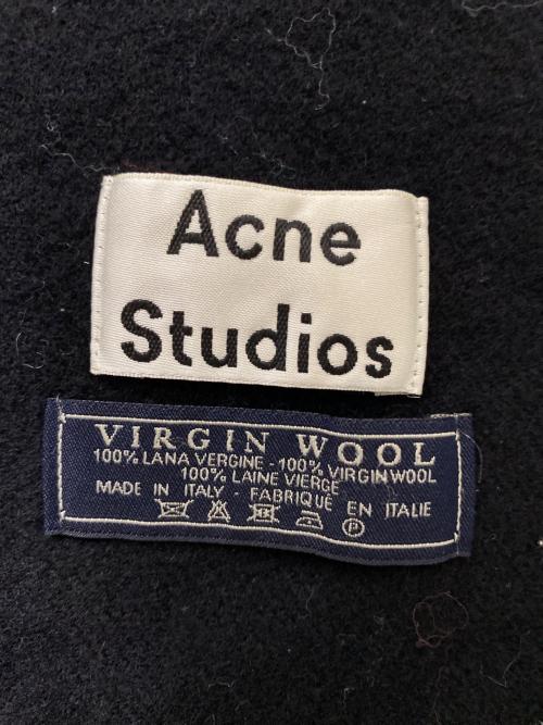 Acne studios（アクネ ストゥディオズ）Acne studios (アクネ ストゥディオズ) ACNE STUDIOS　大判ウールストール ブラックの古着・服飾アイテム