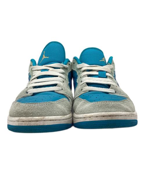 NIKE（ナイキ）NIKE (ナイキ) AIR JORDAN 1 LOW SE PISTACHIO FROST エア ジョーダン 1 LOW SE　ローカットスニーカー ブルー サイズ:27の古着・服飾アイテム