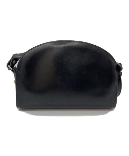 A.P.C.（アーペーセー）A.P.C. (アーペーセー) ハーフムーン ショルダーバッグ ブラックの古着・服飾アイテム