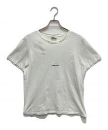 Saint Laurent Paris（サンローランパリ）の古着「ロゴTシャツ」｜ホワイト