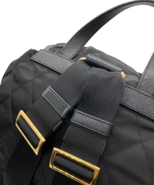 PRADA（プラダ）PRADA (プラダ) キルティングバックパック/リュック ブラックの古着・服飾アイテム