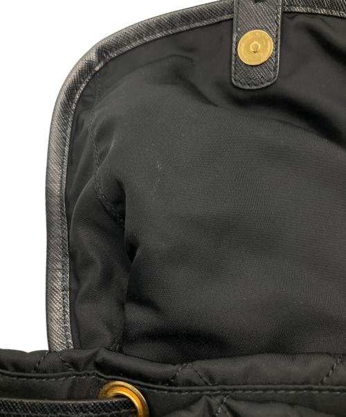 PRADA（プラダ）PRADA (プラダ) キルティングバックパック/リュック ブラックの古着・服飾アイテム