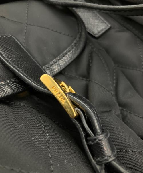 PRADA（プラダ）PRADA (プラダ) キルティングバックパック/リュック ブラックの古着・服飾アイテム