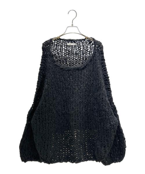 Plage（プラージュ）Plage (プラージュ) HAND KNIT ジャンボタムニット 22-080-922-5060-3-0 ブラック サイズ:FREE 未使用品の古着・服飾アイテム