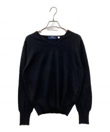 GOBI（ゴビ）の古着「Vネックカシミヤニット」｜ブラック