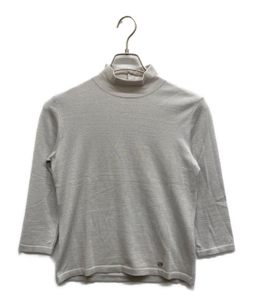 LAONARD（レオナード）LAONARD (レオナード) ハイネックラメニット グレー サイズ:Mの古着・服飾アイテム