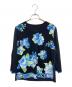 LAONARD FASHION（レオナール ファッション）の古着「切替ニット」｜ブラック×ブルー