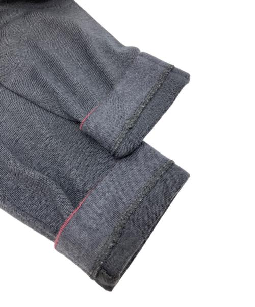 LAONARD（レオナード）LAONARD (レオナード) カシミヤシルク花柄クルーネックニット グレー サイズ:40の古着・服飾アイテム