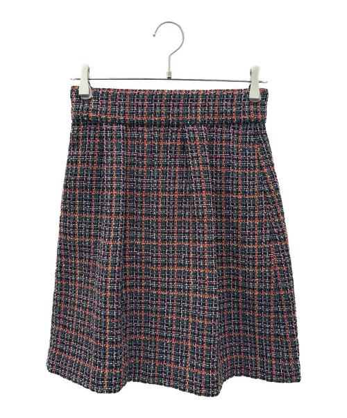 CHANEL（シャネル）CHANEL (シャネル) ツイードスカート マルチカラー サイズ:38の古着・服飾アイテム