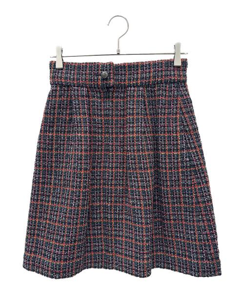 CHANEL（シャネル）CHANEL (シャネル) ツイードスカート マルチカラー サイズ:38の古着・服飾アイテム