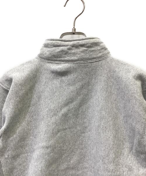 Champion REVERSE WEAVE（チャンピオン リバース ウィーブ）Champion REVERSE WEAVE (チャンピオン リバース ウィーブ) ハーフジップスウェットシャツ ライトグレー サイズ:Ｌの古着・服飾アイテム