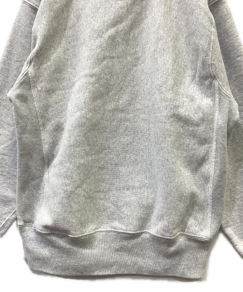 Champion REVERSE WEAVE（チャンピオン リバース ウィーブ）Champion REVERSE WEAVE (チャンピオン リバース ウィーブ) ハーフジップスウェットシャツ ライトグレー サイズ:Ｌの古着・服飾アイテム