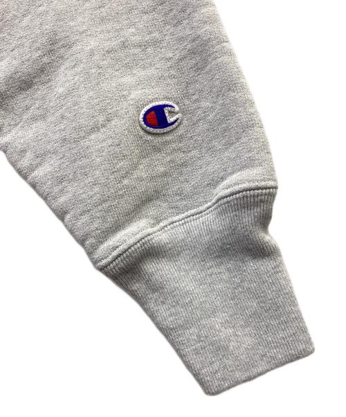 Champion REVERSE WEAVE（チャンピオン リバース ウィーブ）Champion REVERSE WEAVE (チャンピオン リバース ウィーブ) ハーフジップスウェットシャツ ライトグレー サイズ:Ｌの古着・服飾アイテム
