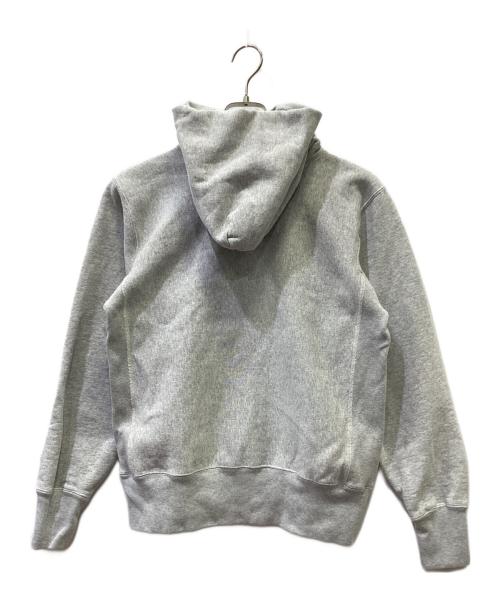 Champion REVERSE WEAVE（チャンピオン リバース ウィーブ）Champion REVERSE WEAVE (チャンピオン リバース ウィーブ) フーデッドスウェットシャツ ライトグレー サイズ:Lの古着・服飾アイテム