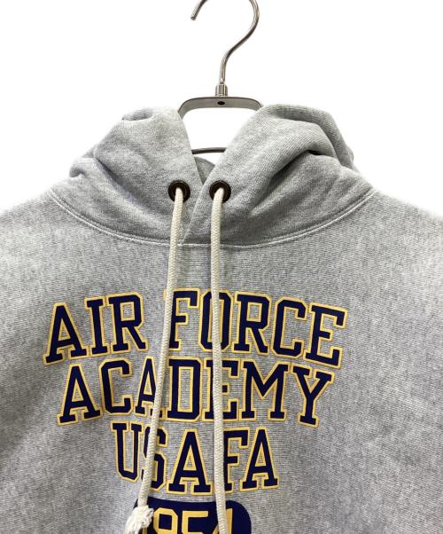 Champion REVERSE WEAVE（チャンピオン リバース ウィーブ）Champion REVERSE WEAVE (チャンピオン リバース ウィーブ) フーデッドスウェットシャツ ライトグレー サイズ:Lの古着・服飾アイテム