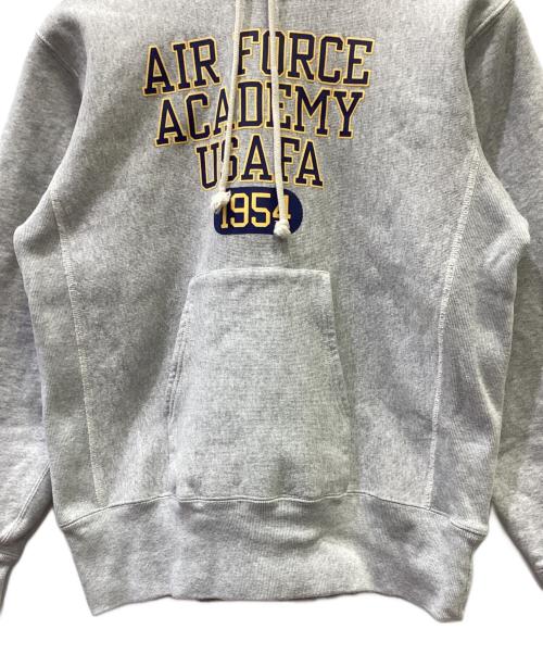 Champion REVERSE WEAVE（チャンピオン リバース ウィーブ）Champion REVERSE WEAVE (チャンピオン リバース ウィーブ) フーデッドスウェットシャツ ライトグレー サイズ:Lの古着・服飾アイテム