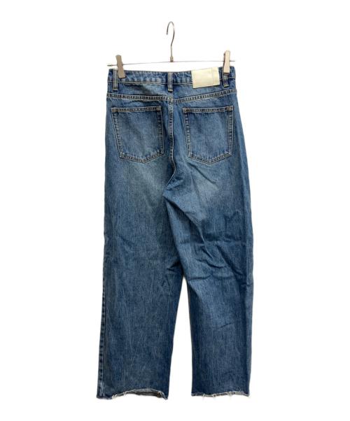 tageechita（タジチタ）tageechita (タジチタ) Frayed Hem Straight Denim Pants インディゴ サイズ:Mの古着・服飾アイテム