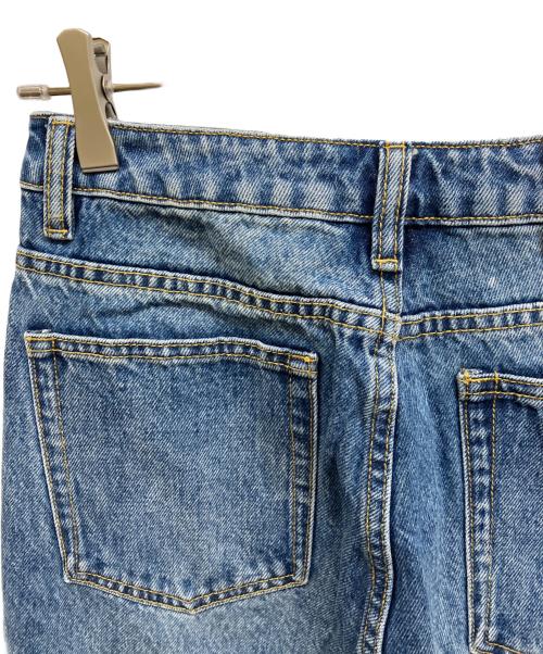 tageechita（タジチタ）tageechita (タジチタ) Frayed Hem Straight Denim Pants インディゴ サイズ:Mの古着・服飾アイテム