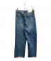 tageechita (タジチタ) Frayed Hem Straight Denim Pants インディゴ サイズ:M：4000円
