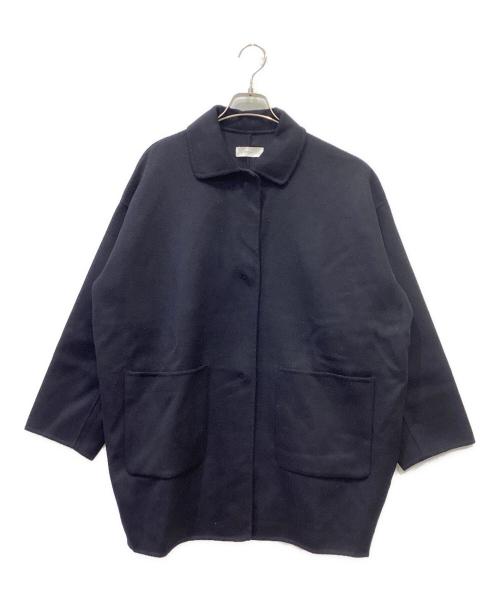 KAGURE（カグレ）KAGURE (カグレ) ウールショートコート ネイビー サイズ:Freeの古着・服飾アイテム