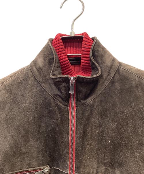 Salfra（サルフラ）Salfra (サルフラ) スウェードジャケット ブラウン サイズ:４６の古着・服飾アイテム