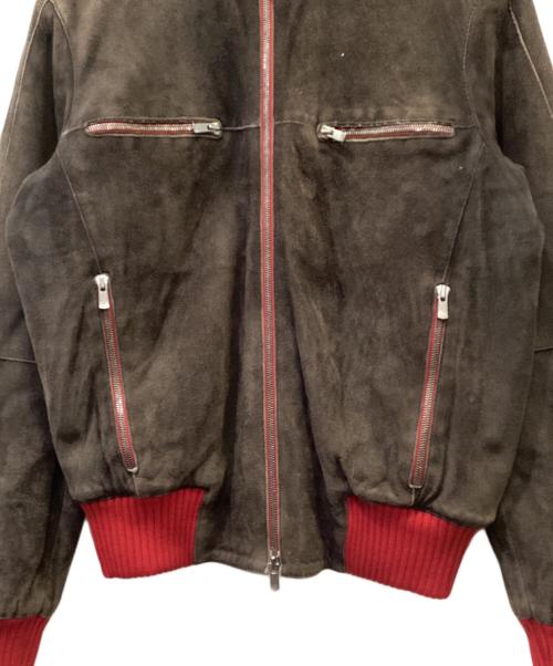 Salfra（サルフラ）Salfra (サルフラ) スウェードジャケット ブラウン サイズ:４６の古着・服飾アイテム