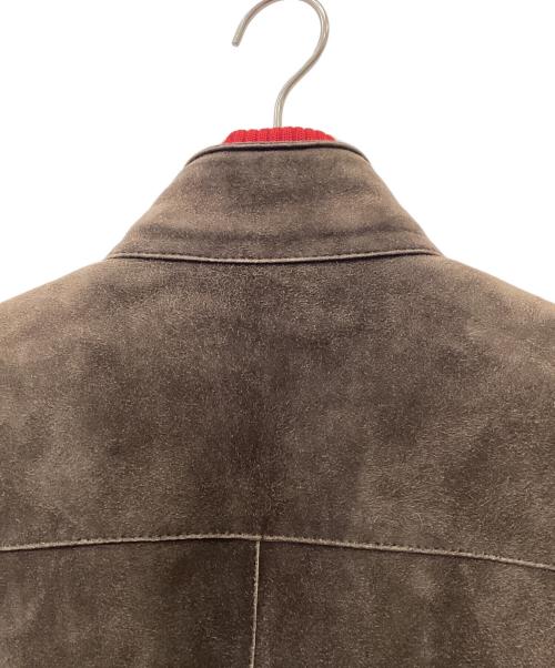 Salfra（サルフラ）Salfra (サルフラ) スウェードジャケット ブラウン サイズ:４６の古着・服飾アイテム