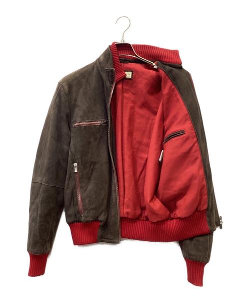 Salfra（サルフラ）Salfra (サルフラ) スウェードジャケット ブラウン サイズ:４６の古着・服飾アイテム