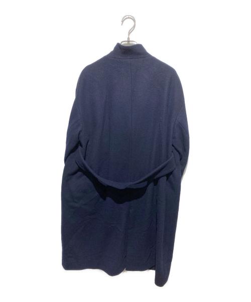 kurashi&trips publishing（クラシアンドトリップス パブリッシング）KURASHI&Trips PUBLISHING (クラシアンドトリップス パブリッシング) ウールチェスターコート ネイビー サイズ:FREEの古着・服飾アイテム