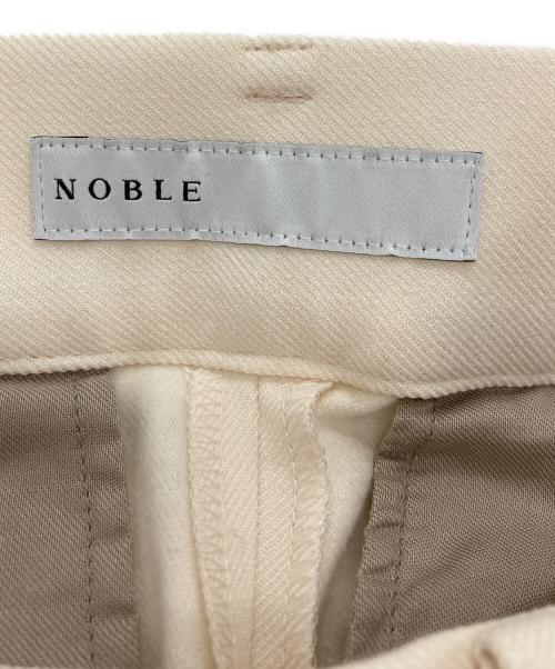 Noble（ノーブル）Noble (ノーブル) TRツイル裏起毛スラックスパンツ アイボリー サイズ:38の古着・服飾アイテム