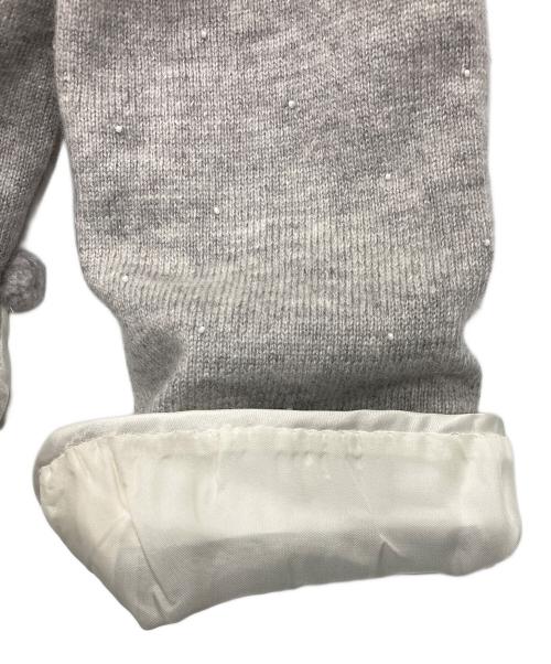 house of lotus（ハウスオブロータス）HOUSE OF LOTUS (ハウスオブロータス) ビーズ刺繍カーディガン グレー サイズ:Mの古着・服飾アイテム