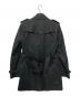 BURBERRY BLACK LABEL (バーバリーブラックレーベル) ライナー付トレンチコート ブラック サイズ:L：20000円