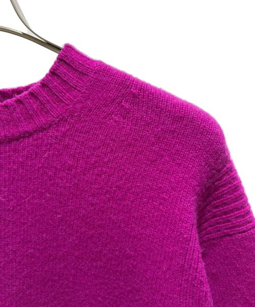 DRAWER（ドゥロワー）DRAWER (ドゥロワー) 7G カシミヤ クルーネックプルオ－バー 6513-106-0802 パープル サイズ:1の古着・服飾アイテム