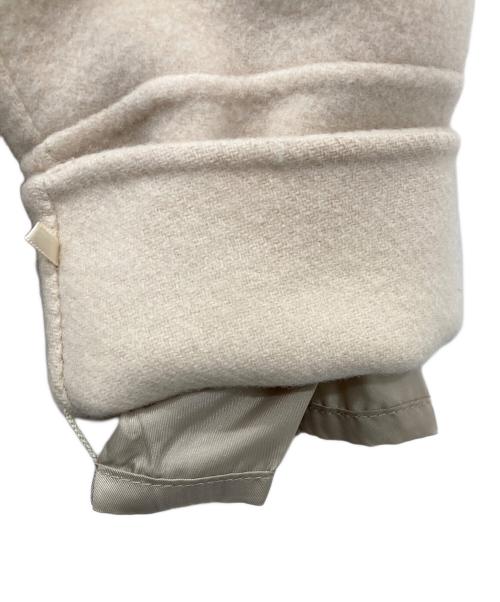 nano・universe（ナノ・ユニバース）nano・universe (ナノ・ユニバース) SUPER110blend リバーショールミディコート アイボリー サイズ:Mの古着・服飾アイテム