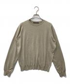 AP STUDIOエーピーストゥディオ）の古着「SILK COTTON H/G PO/シルクコットンハイゲージプルオーバー」｜ベージュ