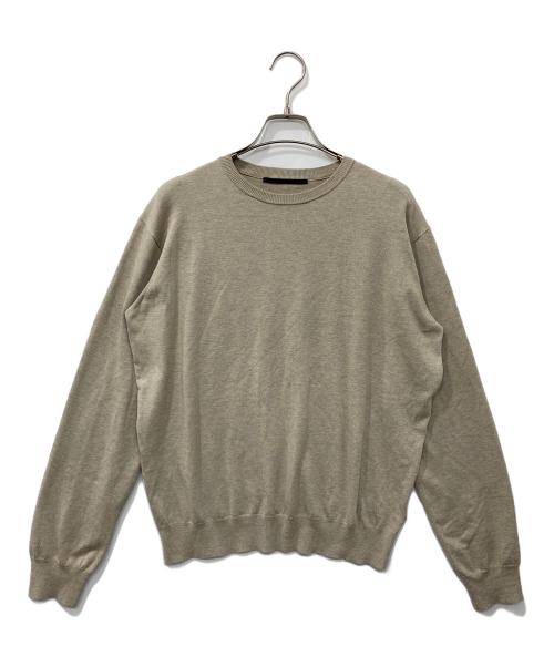 AP STUDIO（エーピーストゥディオ）AP STUDIO (エーピーストゥディオ) SILK COTTON H/G PO/シルクコットンハイゲージプルオーバー ベージュ サイズ:-の古着・服飾アイテム