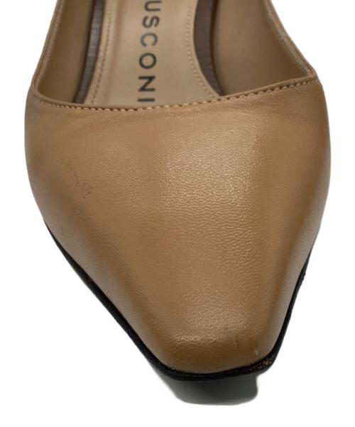 FABIO RUSCONI（ファビオルスコーニ）FABIO RUSCONI (ファビオルスコーニ) ヒールパンプス ブラウン サイズ:37　1/2の古着・服飾アイテム
